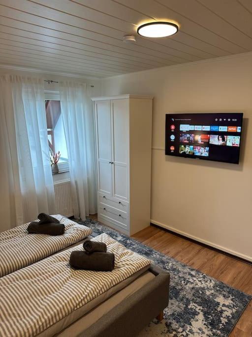 Gemuetliche Wohnung Naehe Alsfeld - Parkplatz 外观 照片