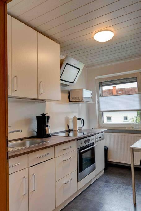 Gemuetliche Wohnung Naehe Alsfeld - Parkplatz 外观 照片